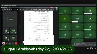 📚 Lughatul Arabia (Day 22) 𝐋𝐞𝐜𝐭𝐮𝐫𝐞𝐫: 𝐒𝐡𝐞𝐢𝐤𝐡 𝐑𝐚𝐝𝐞𝐧 𝐋𝐨𝐫𝐞𝐧𝐳𝐨_12/04/2025
