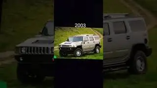 evolution of Hummer suv car (1992-2023)
