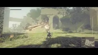 NierAutomata Ultrawide 21:9 Gameplay