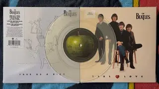 Миксы Beatles Free As A Bird/Real Love 2025, лимитированный тираж, молочно-белый винил