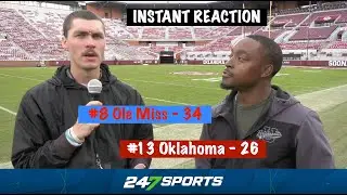 INSTANT REACTION: No. 13 Oklahoma can't overcome mishaps in deflating 34-26 loss to No. 8 Ole Miss