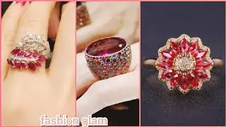 most beautiful diamond & ruby rings style for women's/engagement and wedding rings