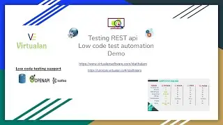 low code Test automation Framework demo