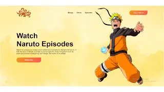 How To Make Website Using HTML And CSS | Website Design With HTML And CSS #anime #html #naruto