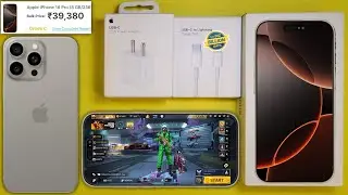 refurbished iPhone 16 Pro unboxing / iphone 16 pro unboxing gaming test / iphone 16 pro free fire 