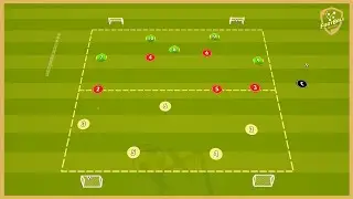Arsenal London - Possession Transfer Game &ndash; Build-Up