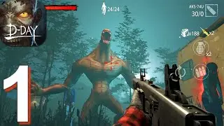 Zombie Hunter D-Day - Gameplay Walkthrough Part 1 (Android)