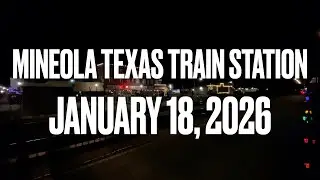 Mineola Texas Train Station Camera4 January 18, 2026 4K 30fps