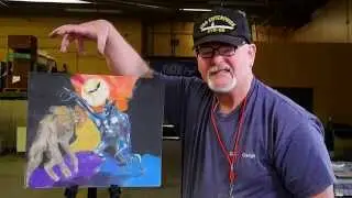 Meet TJ:  A 20-year Navy Veteran Who Paints to Overcome PTSD