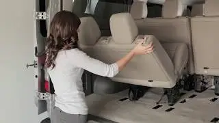 2020 Nissan NV Passenger Van - Removing and Installing the Rear Seats