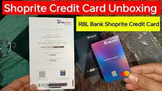 Shoprite Credit Card Unboxing | RBL Bank Shoprite Credit Card Unboxing