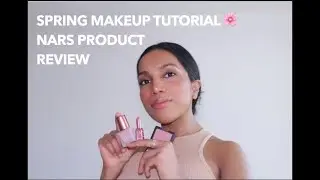 NARS SPRING MAKEUP 🌸 Dolce vita afterglow lip balm, blush and orgasm liquid highlighter review