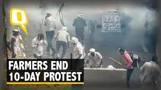 After Midnight March, Farmers End Protest at Delhi&rsquo;s Kisan Ghat | The Quint