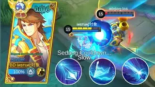 XAVIER 09 SECOND AND GAME XAVIER BEST BUILD COUNTER HERO TANK FRANCO PARTY SQUAD | GLOBAL XAVIER
