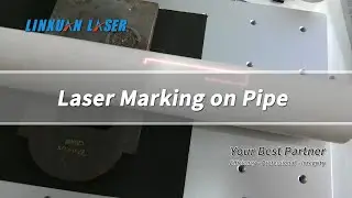 Laser Marking/Engraving on PVC Pipe for Text, Date, Logo, Code
