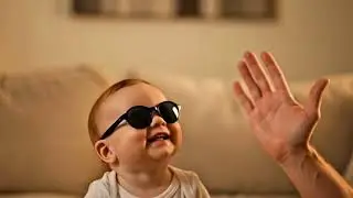 A Baby talk to father when he came home from office very funny . #fatherlove #baby #love #america