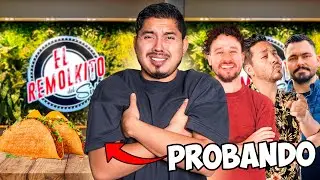 Probando los TACOS de SIRLOIN de Luisito Comunica, Oscar Meza y Lalo Villar