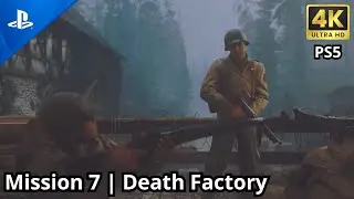 Call of Duty WWII Campaign: Death Factory | Gameplay PS5 4K (No Commentary)