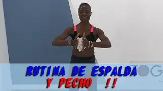 RUTINA DE ESPALDA Y PECHO en CASA