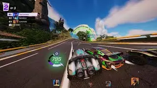 Playing the new Rocket Racing Maps