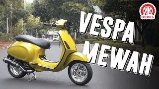 Review Vespa Sprint 150 Modifikasi Mewah