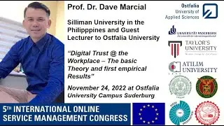 Digital Trust @ Workplace by Prof Dave Marcial - 5th Service Management Conference with Prof. Launer