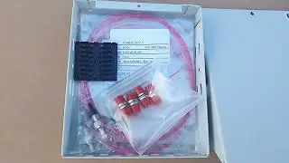 Оптический кросс настенный укомплектованный (бокс предсобранный )