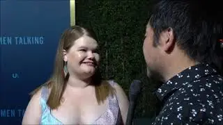 Michelle McLeod Carpet Interview at Women Talking Premiere Event