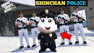 SHINCHAN BECOME POLICE OFFICER OF LOS SANTOS IN GTA V