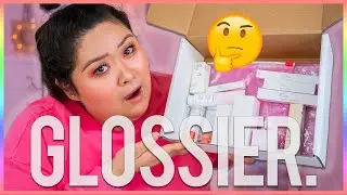First Impression Full Face/Review on Glossier || Just Chab