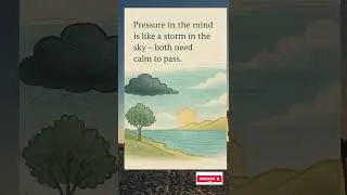 Calmness is the key to handle mental pressure #changeyourmindsetchangeyourlife #goodtherapy