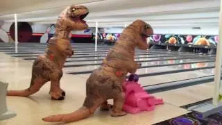 T-Rex Goes Bowling!