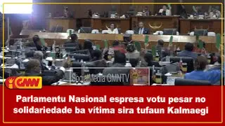 Национальный парламент выражает соболезнования и солидарность жертвам тайфуна Калмаеги