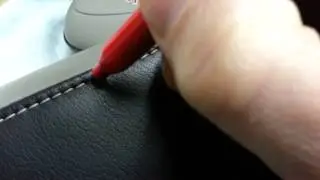 How to dye your seat stitching. Pt 1