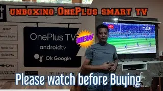 Unboxing || OnePlus U1s Series || Smart TV || Shot on PocoX3pro