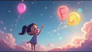 Flying ABC Balloons &mdash; Up, Up, Up! | Fun Alphabet Song for Kids | Preschool Learning Rhyme