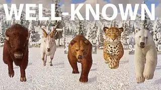 Well Known North American Animals Speed Races in a beautiful place in Planet Zoo