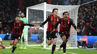 Bournemouth last minute goal against liverpool 3 - 2 #bournemouth #liverpool 
