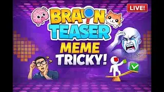 Brain Teaser: Tricky Meme Puzzles | Mind-Bending Live Challenge (Roblox at End)
