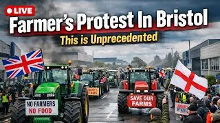 LIVE: Surprise Farmer BLOCKADE Bristol #bristol #protest ##patriots #uk