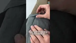 HOW TO sew a BIAS BINDING neckline finish step-by-step