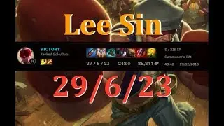 Lee Sin Wins in absulut Lategame against a Vayne - 1vs9 (uncut)