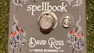 Review & Demo: David Ross Spellbook self oscillating Fuzz!! Drone, Synth, Fuzzy Metal!!