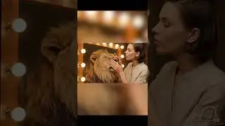 ASMR Lion Golden Oil Treatment 🦁 Nourishing Skincare Whisper