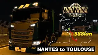 [ETS2] Nantes to Toulouse, France - Cockpit View