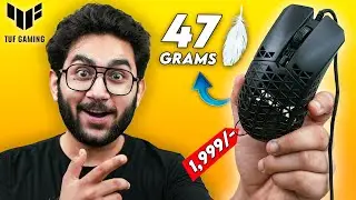 ASUS TUF Gaming M4 Air: Lightest Gaming Mouse Under Rs.2000/-