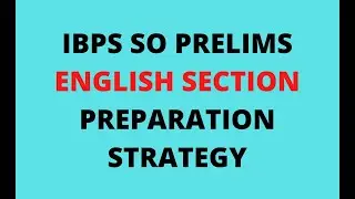 IBPS SO Prelims Preparation Strategy| Aspiring Banker Anwesha