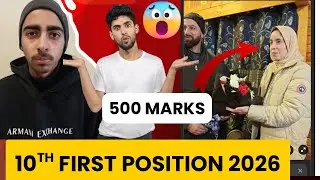 First position students in 10th class 2026 \ 500 marks out of 500 
