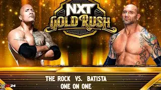 The Rock vs Batista &ndash; The People&rsquo;s Champion vs The Animal | WWE 2K24 Full Match Highlights
