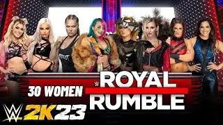 WWE 2K23 | 30 Women's Royal Rumble Match
